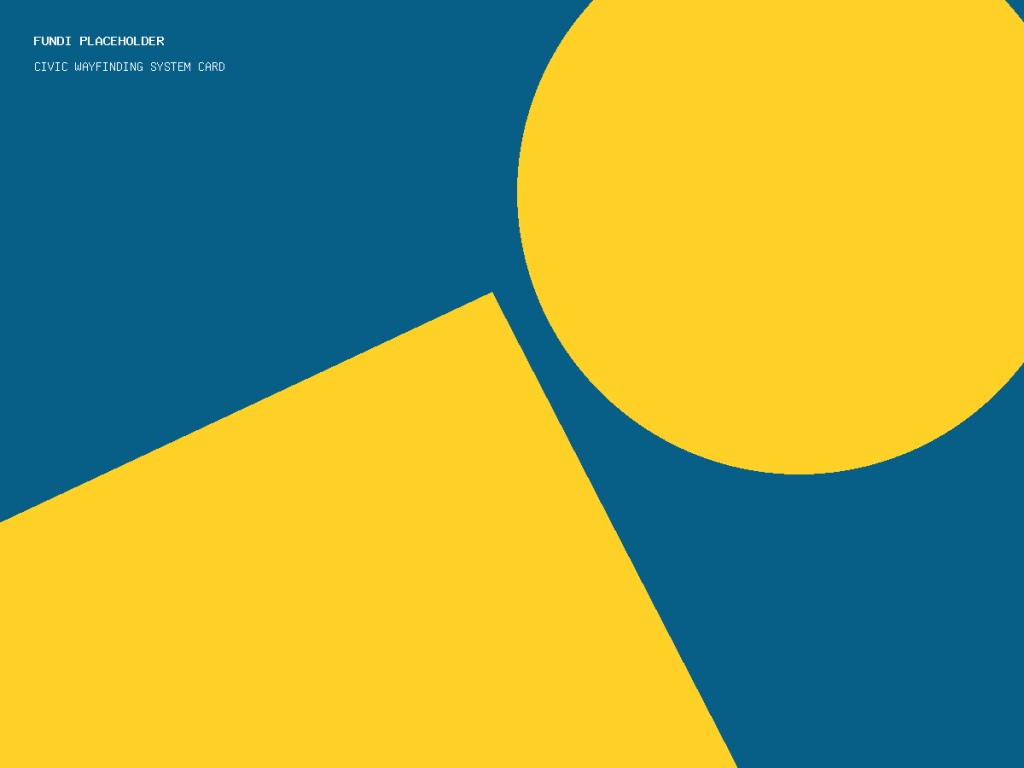 Civic Wayfinding System card abstract placeholder artwork