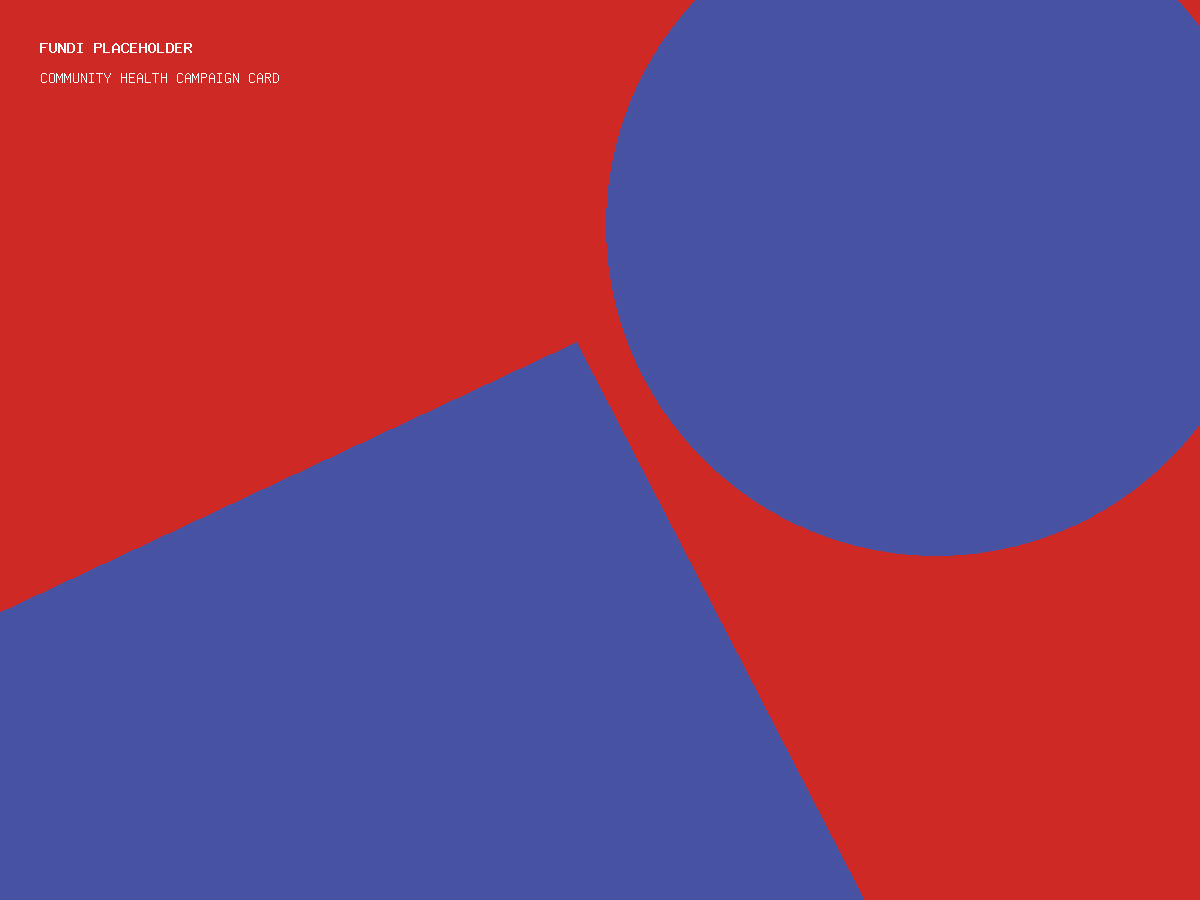 Community Health Campaign card abstract placeholder artwork