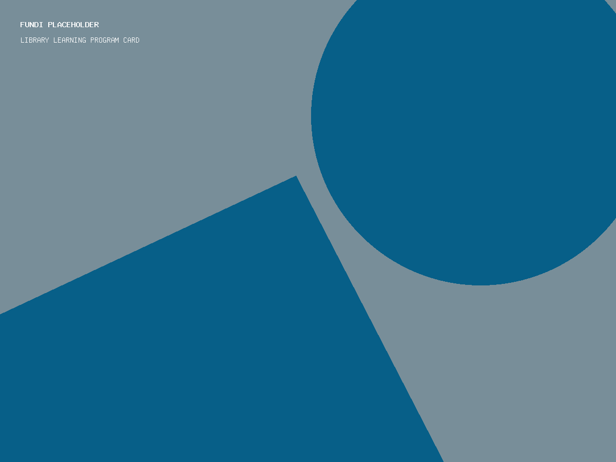 Library Learning Program card abstract placeholder artwork