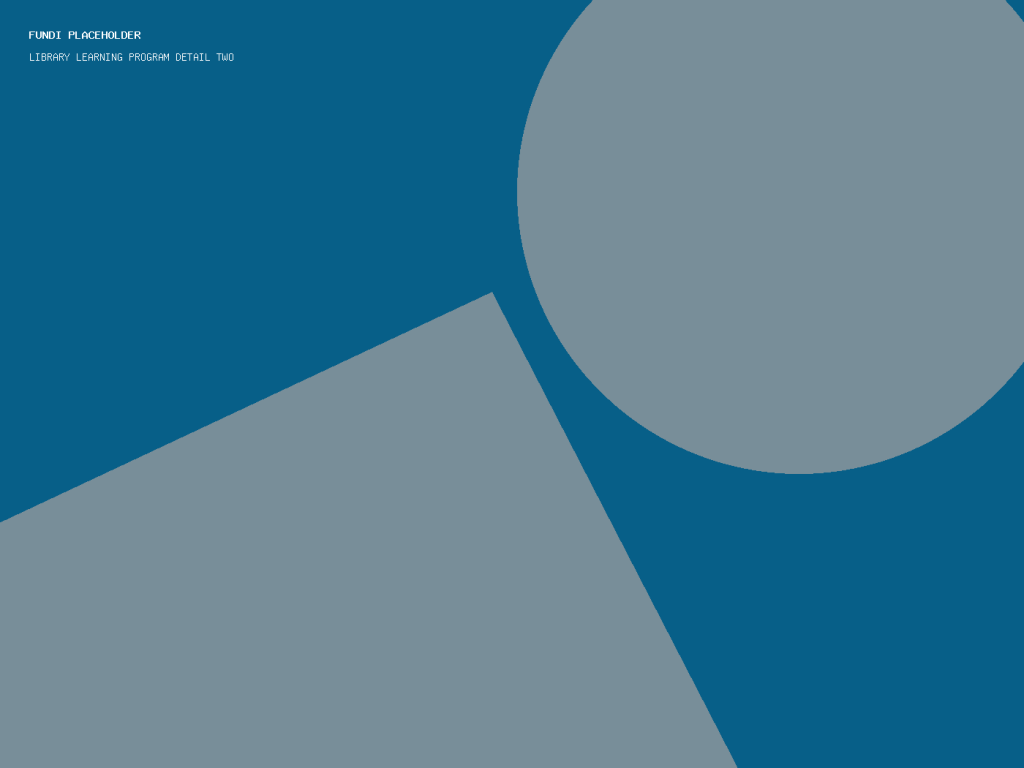 Library Learning Program detail two abstract placeholder artwork